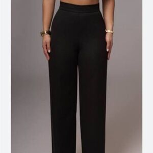 JLUXLABEL Black Wide Leg Pants